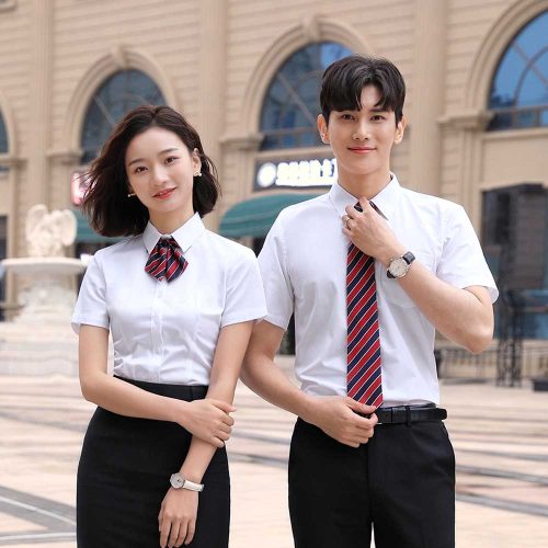 Áo Sơ Mi Đồng Phục Tay Ngắn TNF 80000