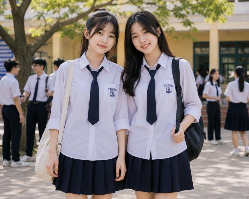 ao trang hoc sinh