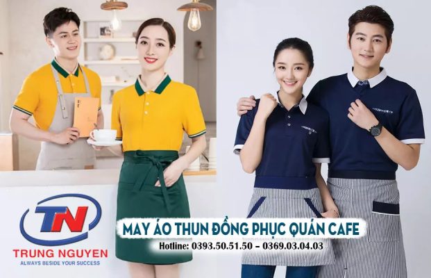 5 mẫu đồng phục quán café phổ biến hiện nay 2 dong phuc quan cafe dep