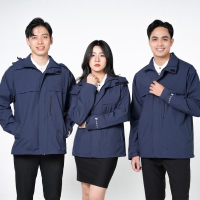 5 mẫu đồng phục áo khoác gió phổ biến 3 dong phuc ao khoac gio cong so