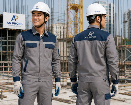 May Áo Đồng Phục Công Ty Chất Lượng Tốt, Giá Rẻ, Uy Tín 7 dong phuc xay dung