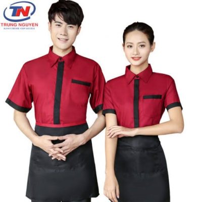 May đồng phục nhà hàng ở đâu đẹp mắt? 3 may dong phuc nha hang 1