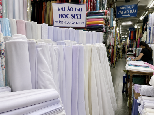 vai ao dai hoc sinh