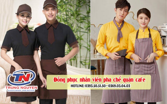 May áo đồng phục cafe 1 dong phuc cafe