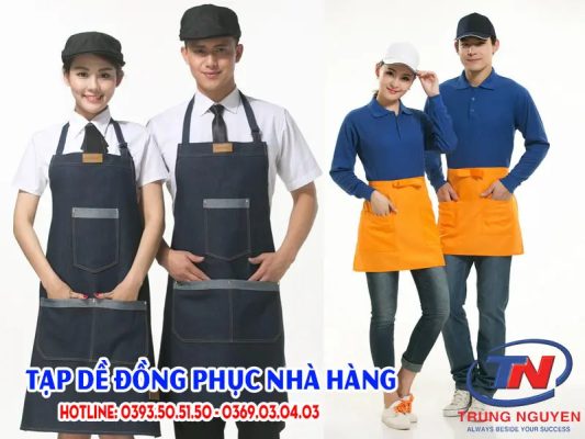tap de dong phuc nha hang 1