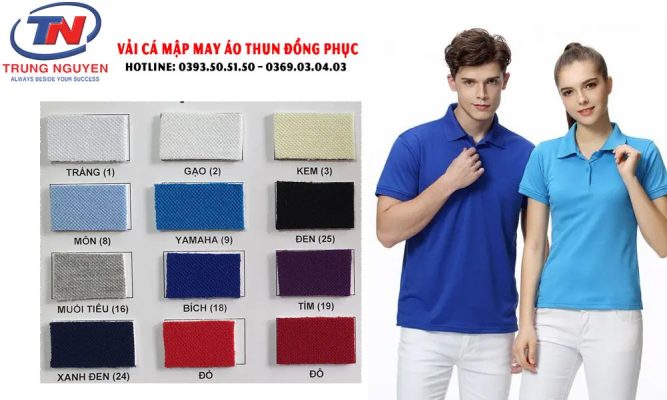Xưởng may áo thun cotton chuyên nghiệp, chất lượng 4 chat lieu may ao thun