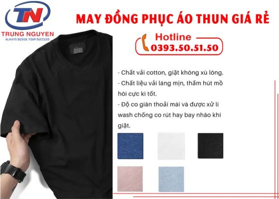 may ao thun gia re