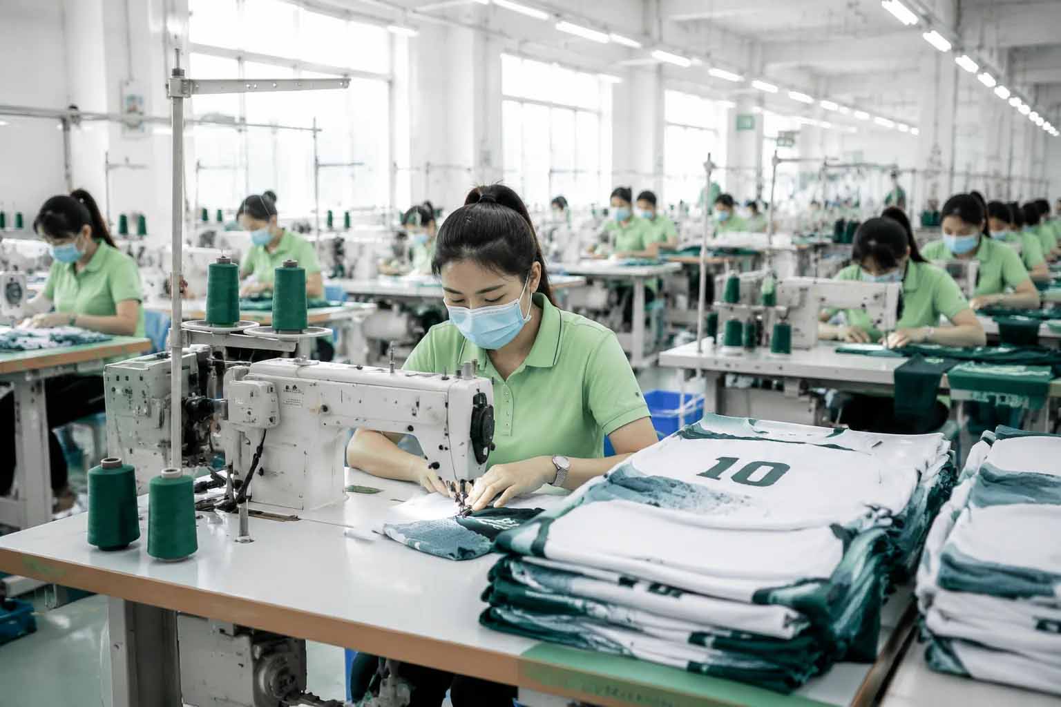 Xưởng sản xuất đồng phục thể thao